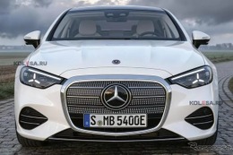 巨大グリルが見る者を圧倒、メルセデスベンツ『Cクラス』初のフル電動！…まさかのリフトバックも？ 画像