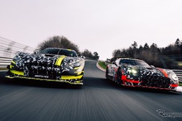 メルセデスAMG、GT3と「ブラックシリーズ」次期型を開発中…プロトタイプの写真を公開 画像
