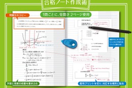 さっと切って張る、東進講師が合格ノート作成術を伝授 画像