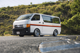 200系ハイエースを左ハンドル化!? 旧き良きアメリカを宿した唯一無二の一台…CARTUNE PickUpCars 2026 画像