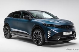 ルノー『メガーヌ』EVに改良新型、航続500km・急速充電24分に進化…フロントも刷新 画像