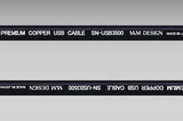 エムアンドエムデザイン『SN-USB3500』発売　OFC導体採用のハイエンドUSBケーブル、5種コネクター対応 画像