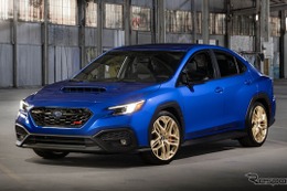 スバル WRXに「GD25」、カーボン製リアウイング装着の6速MT仕様…米国上陸25周年記念車は350台限定 画像