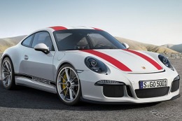 【ジュネーブモーターショー16】ポルシェ 911R、初公開…自然吸気500馬力をMTで操る 画像