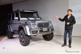 【メルセデスベンツ G550 4×4 スクエアード】最低地上高460mm…高い走破性備えた、期間限定販売SUV 画像