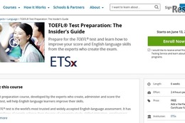 6週間のTOEFL準備コース…ETSがMOOCで無料配信 画像