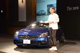 【メルセデスベンツ SLC】上野社長「機能性や走行時の快適性をさらに向上」 画像