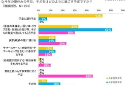 【夏休み】保護者はちょっと大変？ 小学生の平日の過ごし方が判明 画像