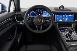 ポルシェ パナメーラ 新型、最新デジタルインテリアを提示 画像