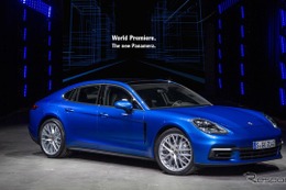 ポルシェ パナメーラ 新型、V6ツインターボは燃費11％向上 画像