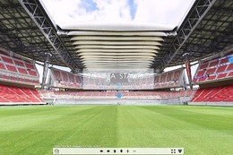 豊田スタジアム、超高画質パノラマ写真を利用したVR公開 画像