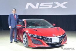 【ホンダ NSX 新型】八郷社長「操る喜びを実現した新時代のスーパースポーツ」 画像