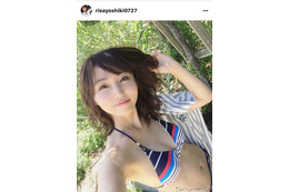 吉木りさ、宮古島で今も変わらぬビキニ姿を披露 画像