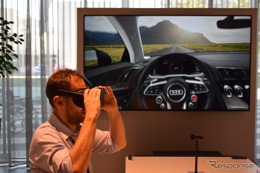【アウディ TechDay 16】VRで運転席に座る！ 購入前にじっくり観察…開発にも応用可 画像