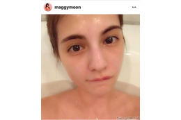 マギー、入浴中の顔が可愛いと話題に！ 画像