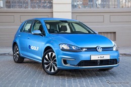 【ロサンゼルスモーターショー16】VW ゴルフ のEV、改良新型を初公開へ…航続距離延長 画像