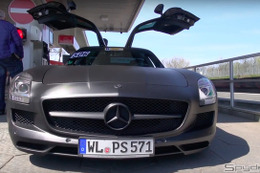 【動画】メルセデスSLS AMG、ニュルで官能の「アクラポヴィッチ」エキゾーストノート！ 画像