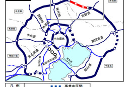 圏央道茨城県区間が全線開通…外環道は対距離制料金へ移行　2017年2月26日 画像
