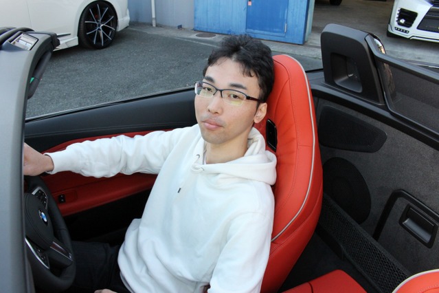 大好きな愛車にお気に入りのオーディオシステムを取り付けたオーナーの宮田さん。次なる進化をすでにプラン中だという。