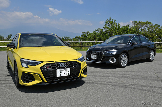 アウディ S3スポーツバック 新型と A3セダン 新型