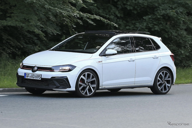 VW ポロ GTI 改良新型 プロトタイプ（スクープ写真）