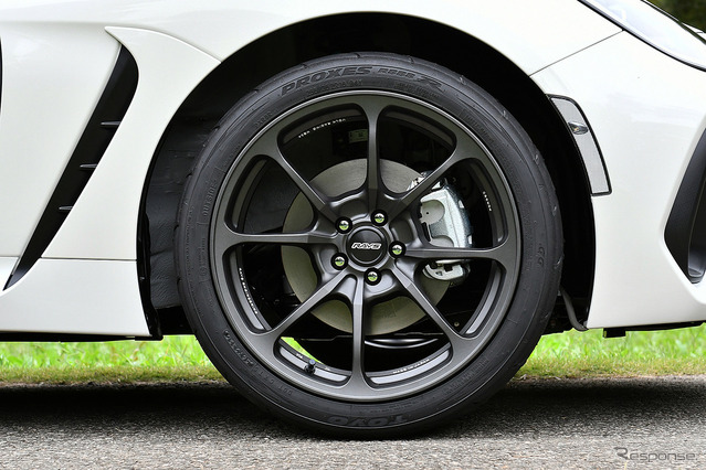 【RAYS VOLKRACING NE24】推奨サイズ：18×9.0J Inset43 5H-100／カラー：マットガンブラック／タイヤサイズ：225/35R18