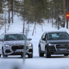 アウディ　Q8 vs Q7スクープ写真