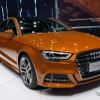 中国初公開された新型『A3』。『e-tron スポーツバック・コンセプト』の前にやや地味な存在だが、中国市場でのA3の存在感は大きい