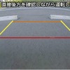 ステアリング連動ガイド線表示