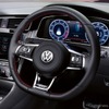 VW ゴルフGTI 専用レザー マルチファンクション ステアリングホイール