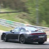 ポルシェ　911 次期型　スクープ動画