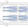 ホンダCR-V新型 2列シート仕様 パッケージ（俯瞰）
