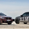 BMW X4M とBMW X3M の開発プロトタイプ車
