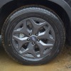 タイヤの泥を落とすと、単なるブリヂストンの省燃費タイヤ「ECOPIA」。これでかなり悪い道まで走れるというのはすごいと感じられた。