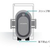 脱着時の落下を防ぐスリップ防止パッドと落下防止パーツを装備