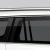 VWパサート・オールトラック シルバールーフレール ダークティンテッドガラス（リヤ/リヤ左右、UVカット機能付）