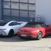 メルセデス AMG GT 53 スクープ写真（ホワイトの車両）
