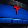 テスラ　Deep Blue Metallic Tesla Model S P100D