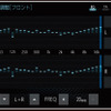 ダイヤトーンサウンドナビの調整画面（イコライザー）。