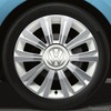 VW spice up! （ティールブルー）専用16インチアルミホイール（ホワイトセンターカバー付：10スポーク）