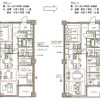 子ども部屋周辺の間取りを変えられる住空間（都心型の集合住宅を想定）