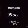 総走行距離822.8km。