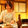 松本城近く、蔵を改装した「ヒカリヤ ヒガシ」でディナーをいただく。