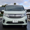 ホンダ ステップワゴン G・EX Honda SENSINGの正面。群馬・川場村にて。