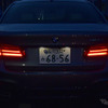 BMW 523d M Sportのテールランプ。