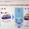 従来のホンダセンシングとの比較。手前の認識できる範囲を大幅に広げている