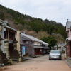 熊川宿の路地にて。