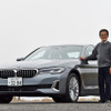 島崎七生人氏とBMW 530i Luxury