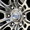 レイズ【Gram Lights AZURE 57BNX】推奨サイズ：18×8J Inset20／カラー：シャイニングシルバー／タイヤサイズ：225/50R18