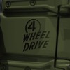 4 WHEEL DRIVE リアゲートデカール